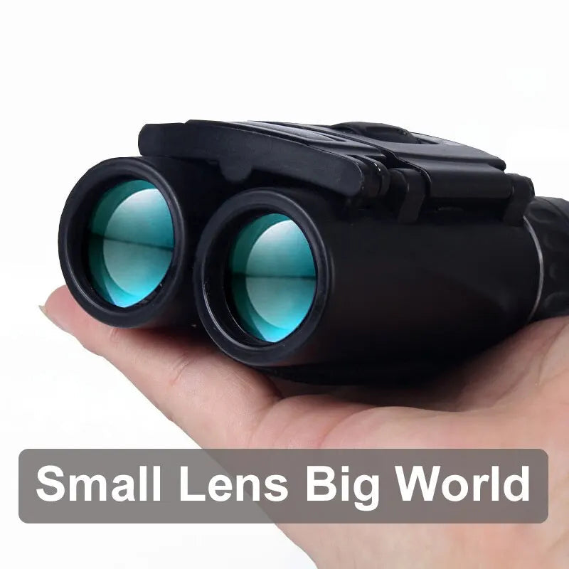 Compact Binoculars with 40x Magnification and Infrared Lens Coating, 2000m Range