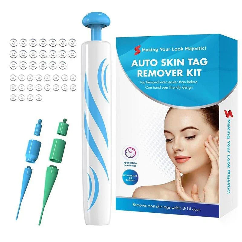 Skin Tag Removal Kit with Two Spring Sizes and 7-10 Day Process