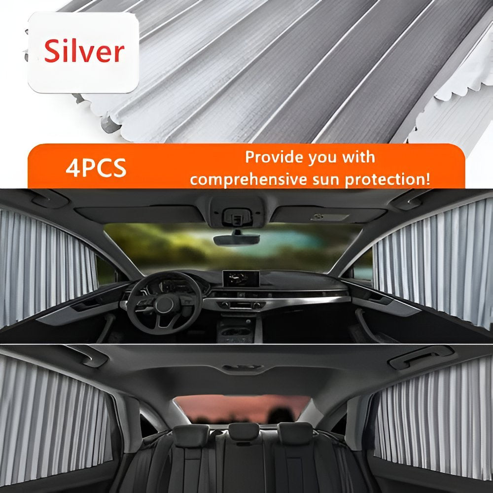 Magnetic Car Window Shade Set with UV Blocking and Heat Insulation