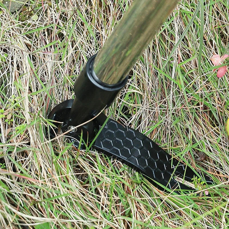 Standing Weed Puller with Foot Pedal Leverage and Detachable Design
