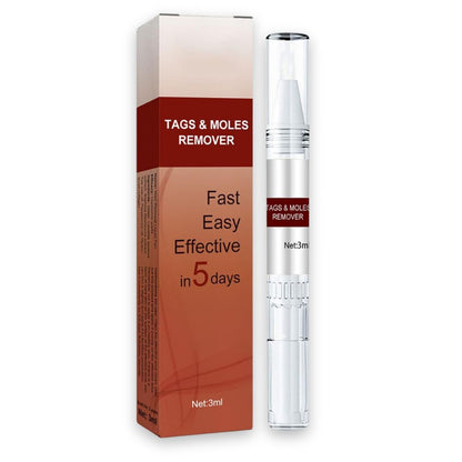 Topical Skin Tag Remover Solution with Tea Tree Oil and Arborvitae Extract