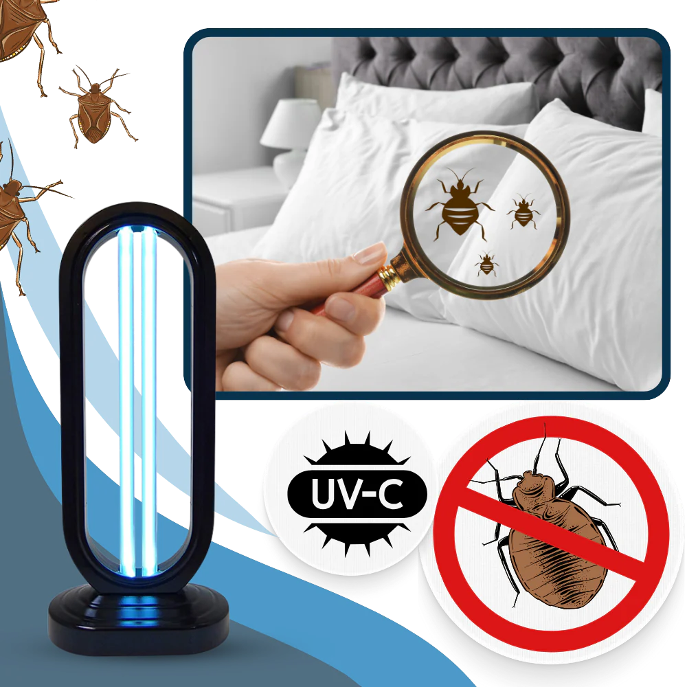 UV Disinfectant Bulb with Remote Timer and Bed Bug Elimination