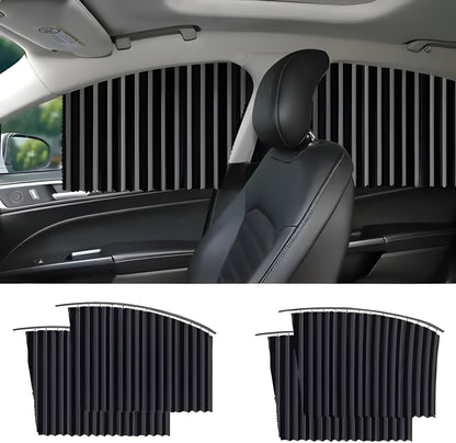 Magnetic Car Window Shade Set with UV Blocking and Heat Insulation