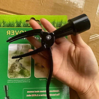 Standing Weed Puller with Foot Pedal Leverage and Detachable Design