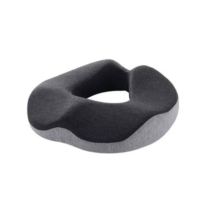 Memory Foam Donut Cushion with Tailbone Cut-Out and Five Zone Support