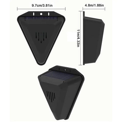 Solar Bird Repeller with 13 Predator Sounds and Automatic Dawn to Dusk Operation
