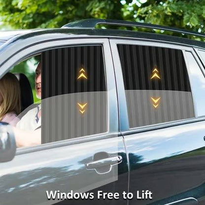 Magnetic Car Window Shade Set with UV Blocking and Heat Insulation
