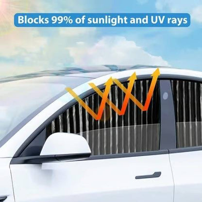 Magnetic Car Window Shade Set with UV Blocking and Heat Insulation