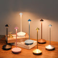 Rechargeable Table Lamp with Touch Sensor Dimming and Water Resistant Design