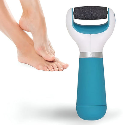 Rechargeable Callus Remover with Rotating Abrasive Head and Detachable Design