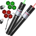 Green Laser Pointer with Rotating Star Cap and 2000 Foot Night Range