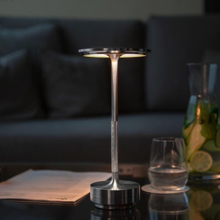 Rechargeable Desk Lamp with Touch Control and Four Brightness Levels