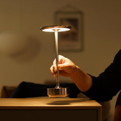Rechargeable Desk Lamp with Touch Control and Four Brightness Levels