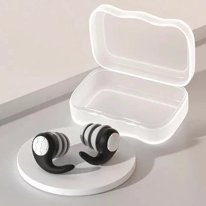 Reusable Silicone Earplugs with Contoured Fit and Noise Blocking for Study, Work, Sleep