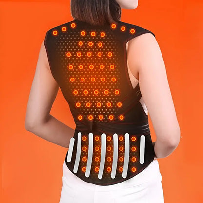 Adjustable Lower Back Support Brace with 108 Magnets and ABS Plates