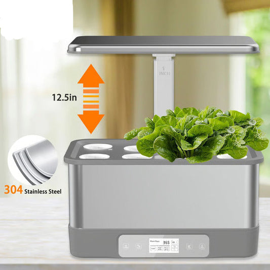 WiFi Indoor Garden Hydroponics Growing System Kit, Herbs Soilless Planting Gardening Box with LED Grow Lights
