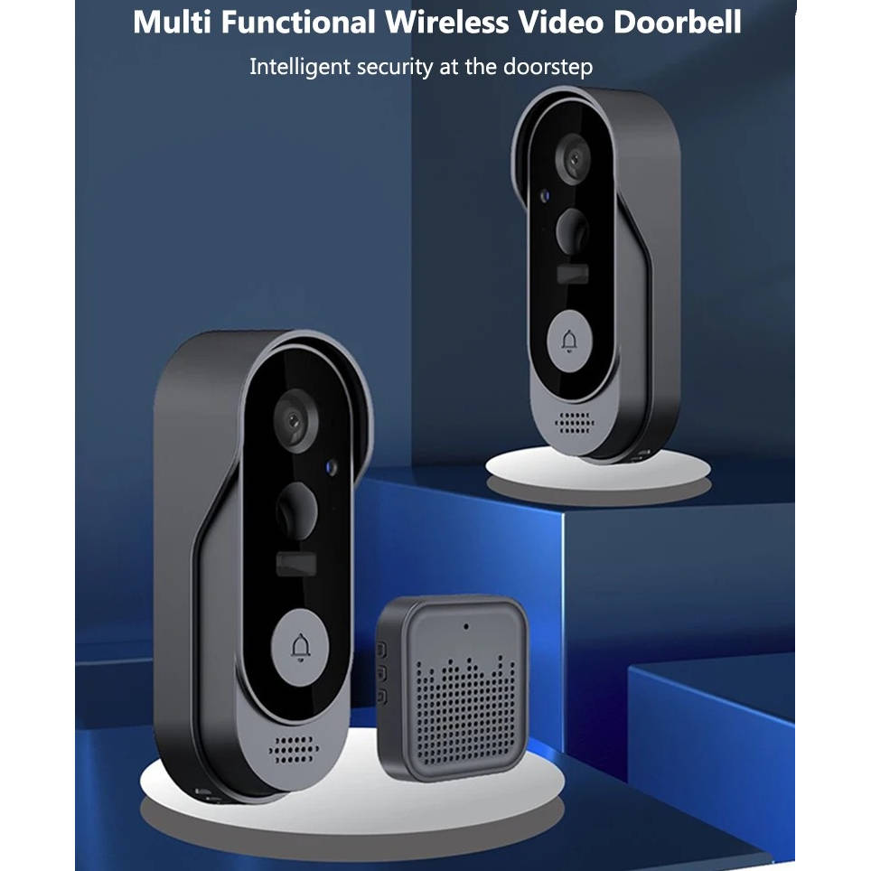 Wireless Video Doorbell with Motion Detection and Two Way Audio, Night Vision