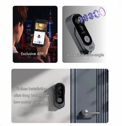 Wireless Video Doorbell with Motion Detection and Two Way Audio, Night Vision