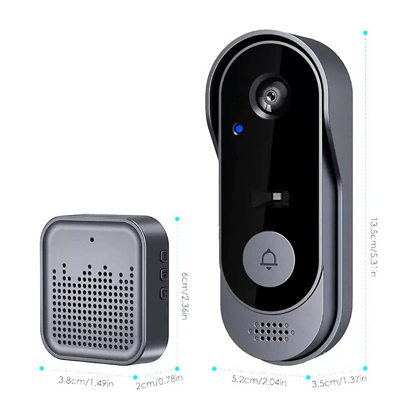 Wireless Video Doorbell with Motion Detection and Two Way Audio, Night Vision