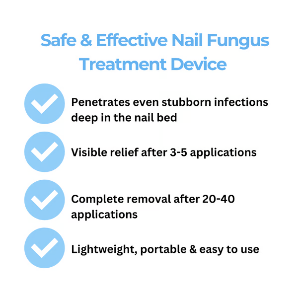LED Nail Treatment Device with Dual Wavelength Technology and Automatic Activation
