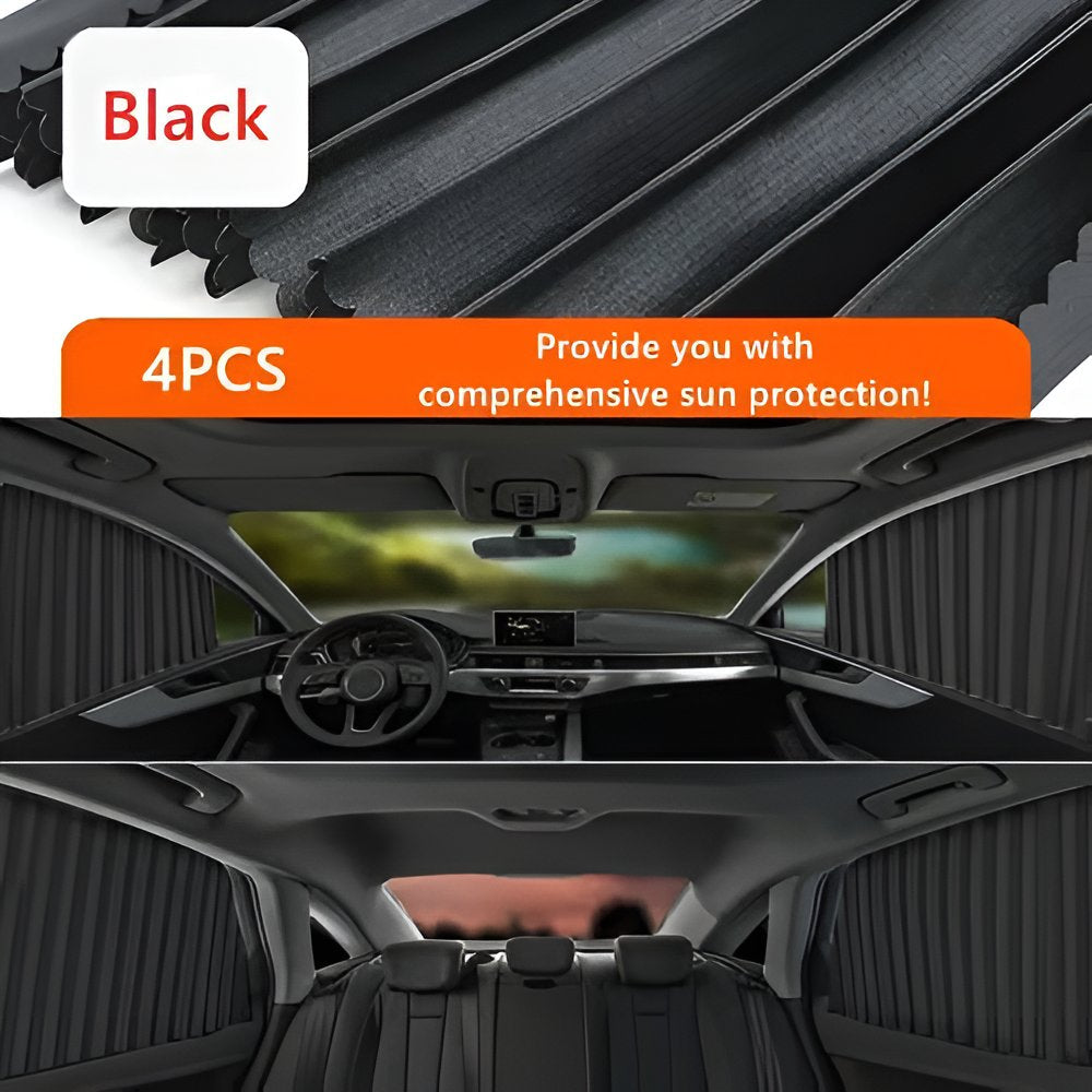 Magnetic Car Window Shade Set with UV Blocking and Heat Insulation