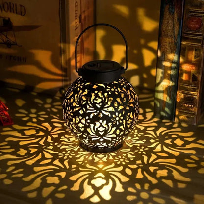 Solar LED Pendant Light with Remote Control and Automatic Dusk Activation, Waterproof
