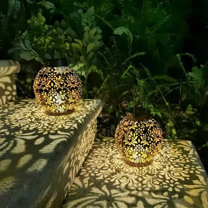 Solar LED Pendant Light with Remote Control and Automatic Dusk Activation, Waterproof