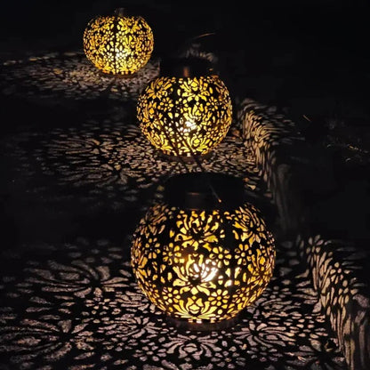 Solar LED Pendant Light with Remote Control and Automatic Dusk Activation, Waterproof