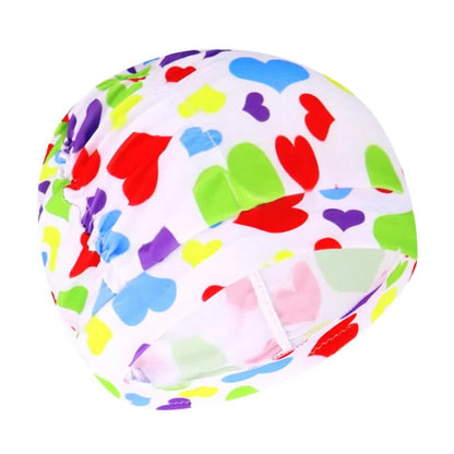 Turban Swimming Cap with Stretch Fit and Twist Design, Quick Drying