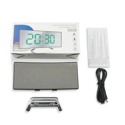 LED Digital Clock with Adjustable Brightness and Alarm Function