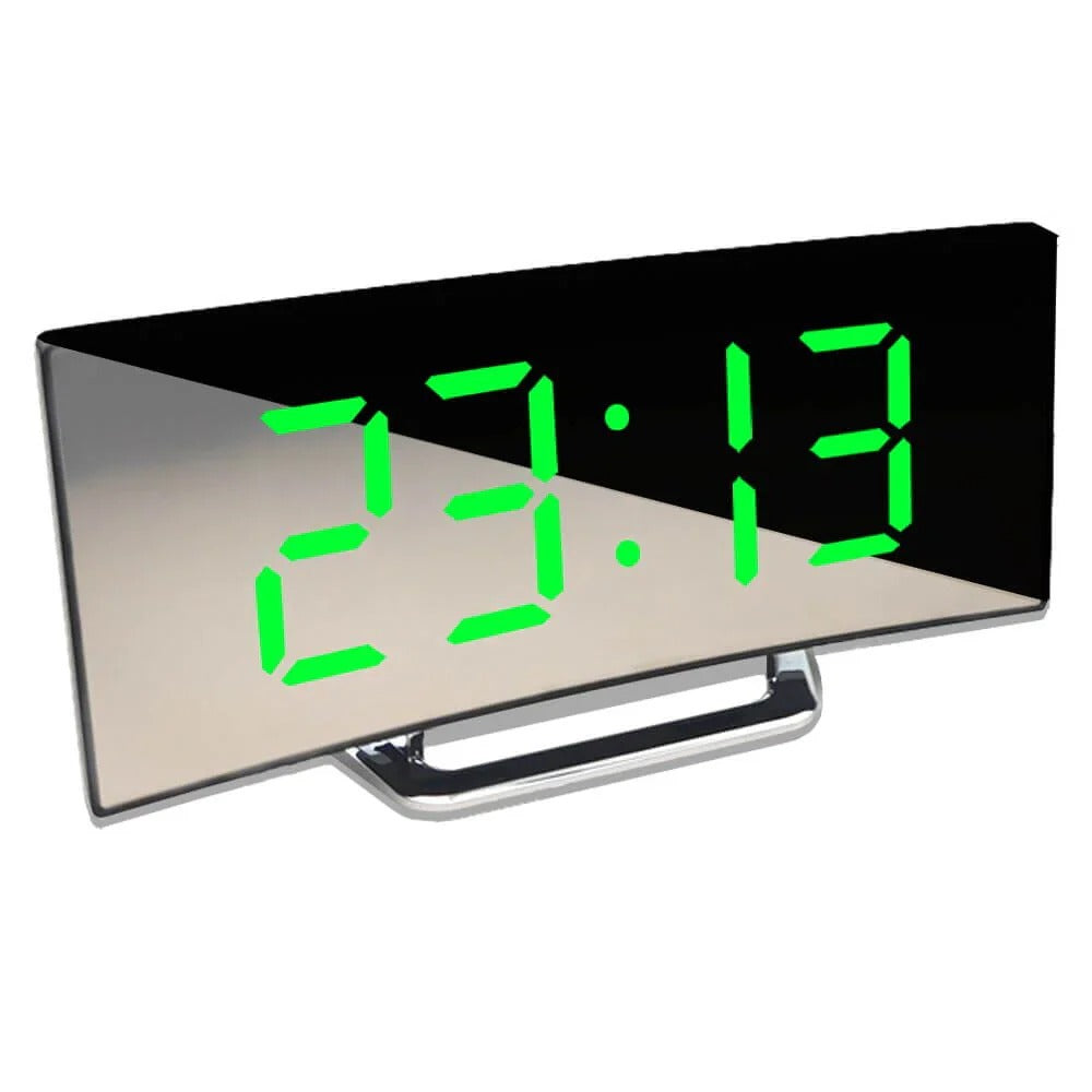 LED Digital Clock with Adjustable Brightness and Alarm Function