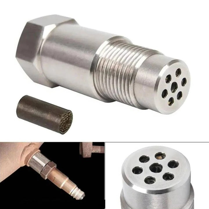 O2 Sensor Spacer Adapter with Catalytic Core and Magnetic Induction, M18 x 1.5 Threading
