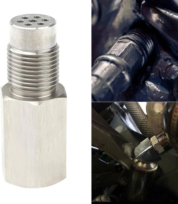 O2 Sensor Spacer Adapter with Catalytic Core and Magnetic Induction, M18 x 1.5 Threading