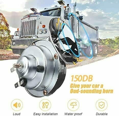 300dB Train Horn with Integrated Mini Compressor for Universal Vehicles