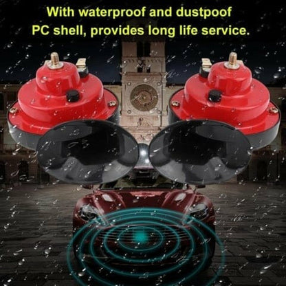 300dB Train Horn with Integrated Mini Compressor for Universal Vehicles