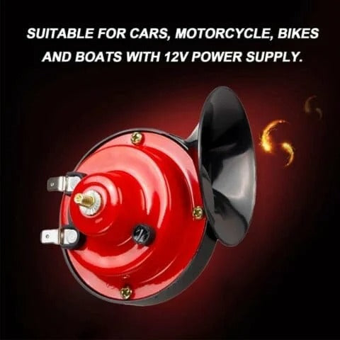300dB Train Horn with Integrated Mini Compressor for Universal Vehicles