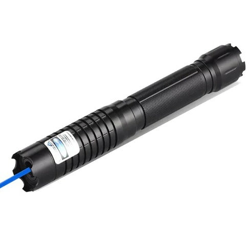 Blue Laser Torch with Adjustable Focus and Fire Ignition, 3-Mile Beam Range