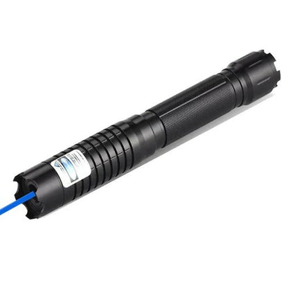 Blue Laser Torch with Adjustable Focus and Fire Ignition, 3-Mile Beam Range