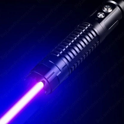 Blue Laser Torch with Adjustable Focus and Fire Ignition, 3-Mile Beam Range