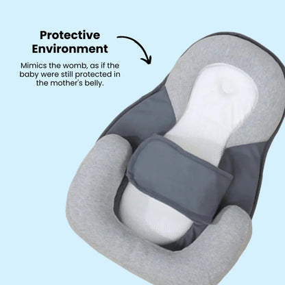 Inclined Infant Wedge Pillow with Breathable Surface and Anti-Rollover Support