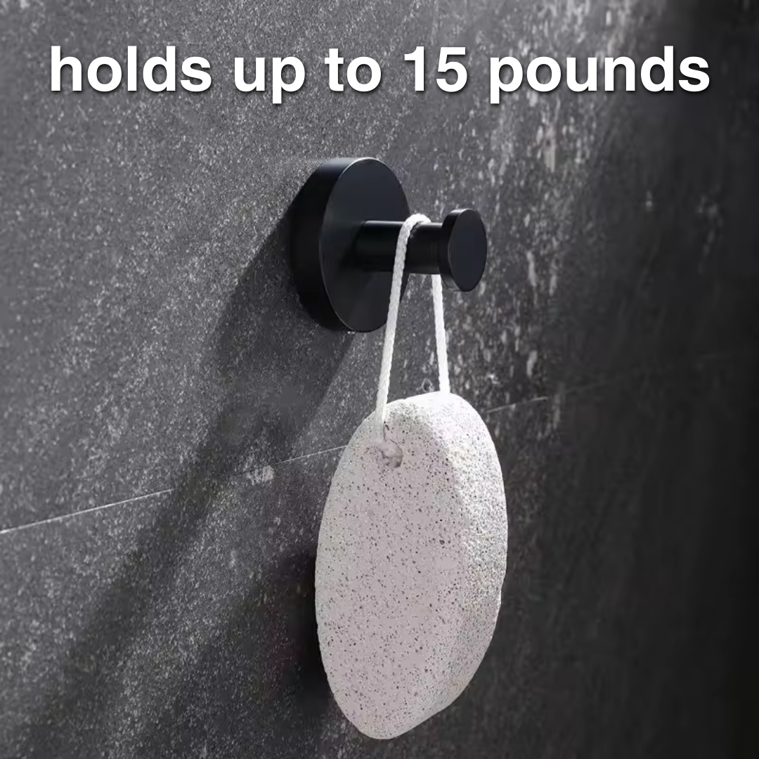 Suction Hook with 15-Pound Weight Capacity for Smooth Surfaces