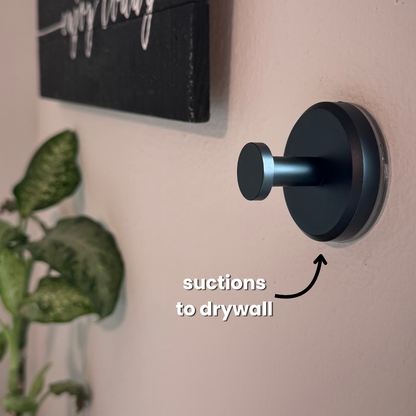 Suction Hook with 15-Pound Weight Capacity for Smooth Surfaces