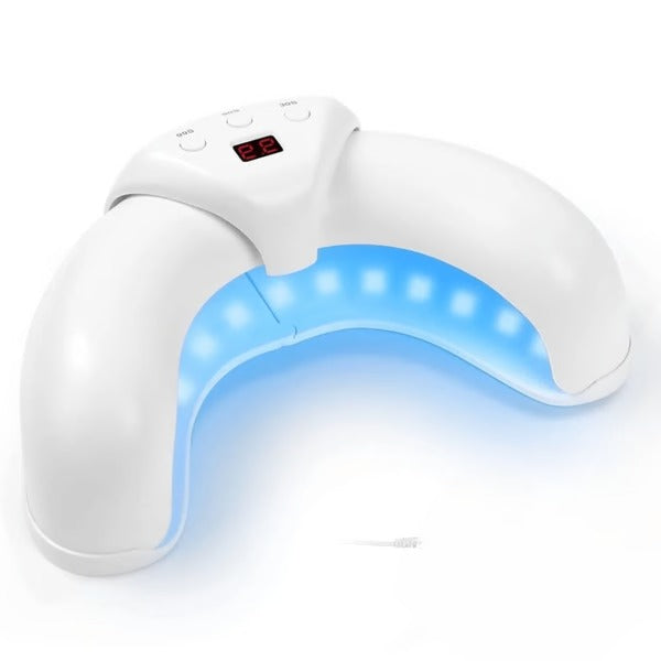 LED Nail Treatment Device with Dual Wavelength Technology and Automatic Activation