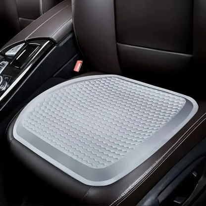 Gel Memory Foam Seat Cushion with Honeycomb Ventilation and Cooling Layer for Cars and Offices