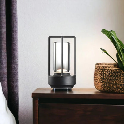 Rechargeable Table Lamp with Dual Direction Light and Stepless Dimming, Color Adjustable
