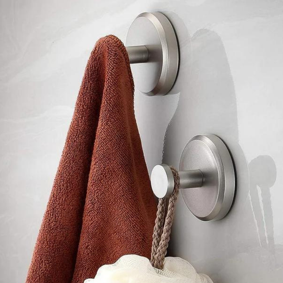 Suction Hook with 15-Pound Weight Capacity for Smooth Surfaces