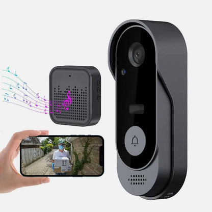 Wireless Video Doorbell with Motion Detection and Two Way Audio, Night Vision