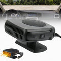 Portable Ceramic Car Heater with Dual Mode Fan and Auto Temperature Control for 12V Vehicles