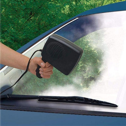 Portable Ceramic Car Heater with Dual Mode Fan and Auto Temperature Control for 12V Vehicles