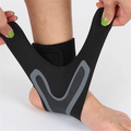 Adjustable Ankle Brace with Neoprene Support and Hook Loop Closures